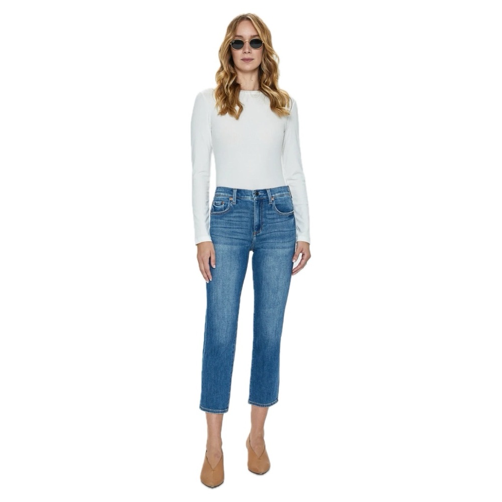 Pistola Monroe High Rise Cigarette Straight Leg Indio Ankle Cropped Size 29